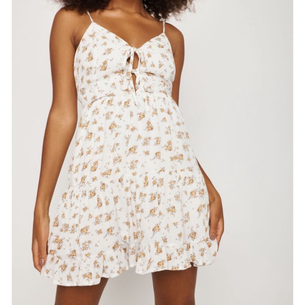 White Floral Dress